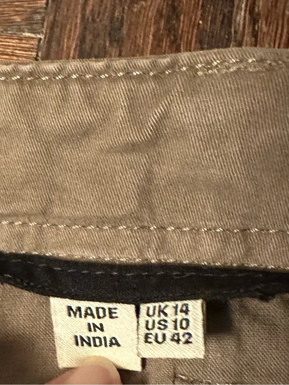 Superdry Utility Cargo Mini Skirt Olive Khaki UK 14 US 10